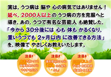 うつ病改善 ２ヶ月間 プログラム